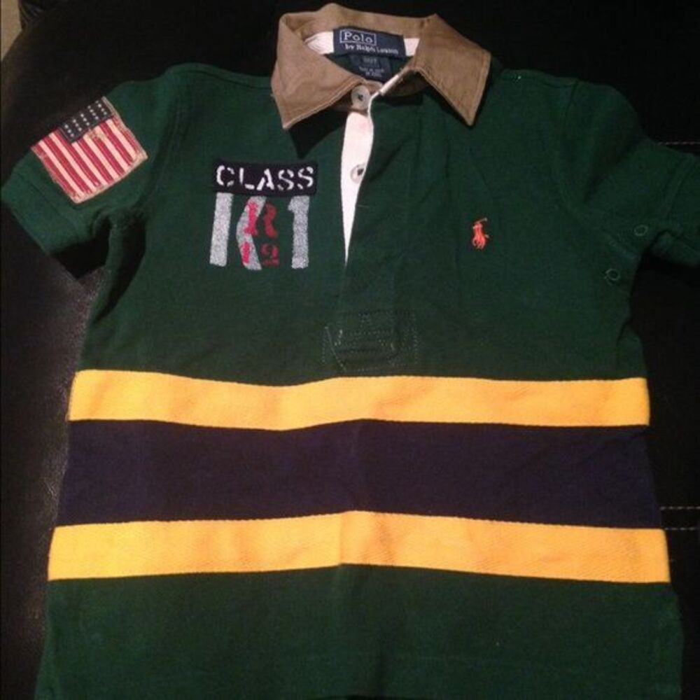 Bundle of boys polo t shirts and a hoody .